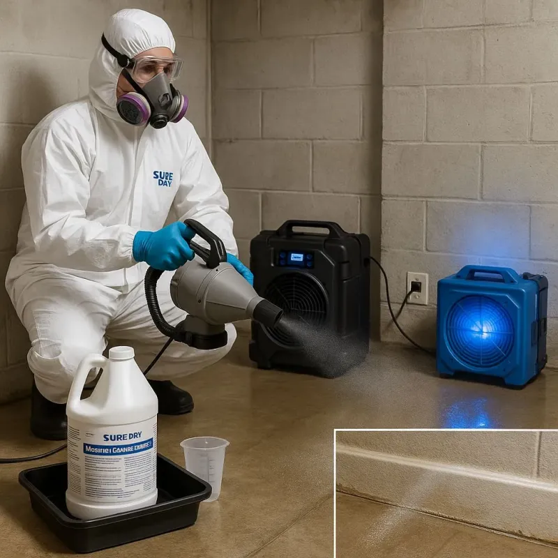 Sanitization and Odor Removal process in Foster City, CA